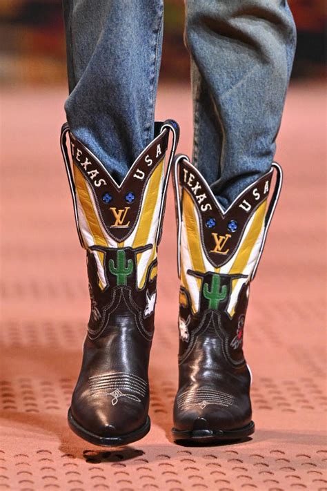 louis vuitton boots combat|Louis Vuitton cowboy boots.